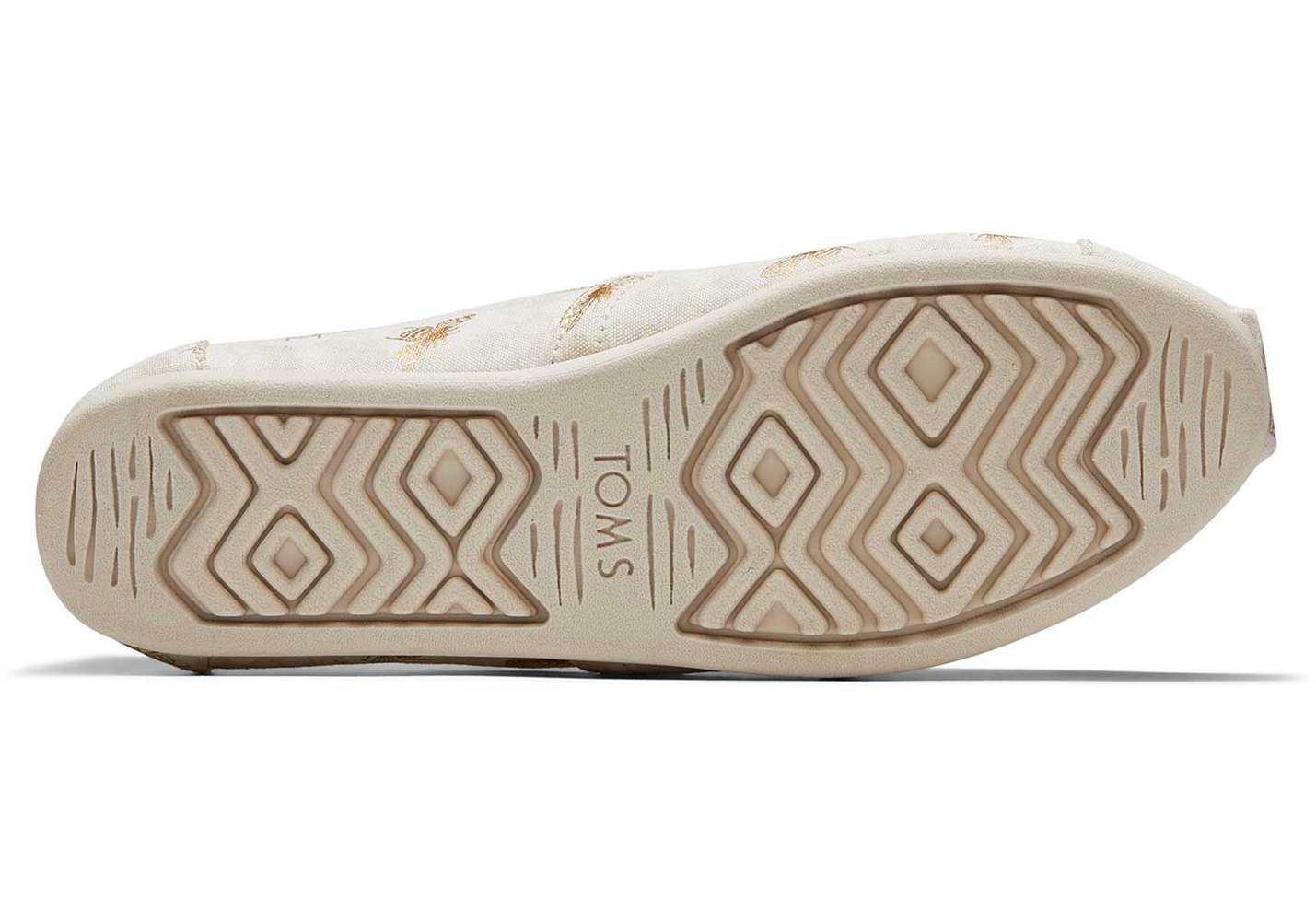 Toms Alpargata Bumble Bees Espadrille Beige - Womens - 01653-ZSIP